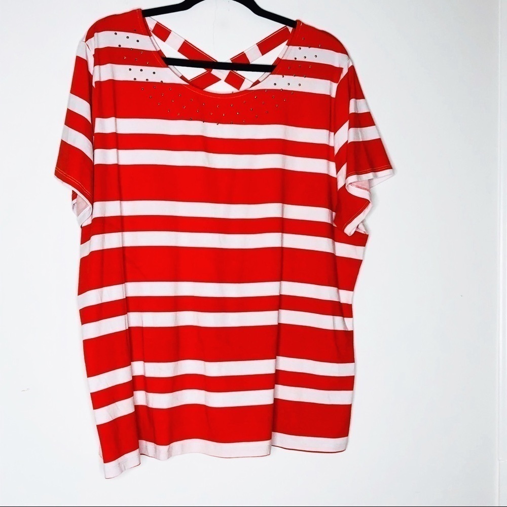 Rafaella short sleeve blouse